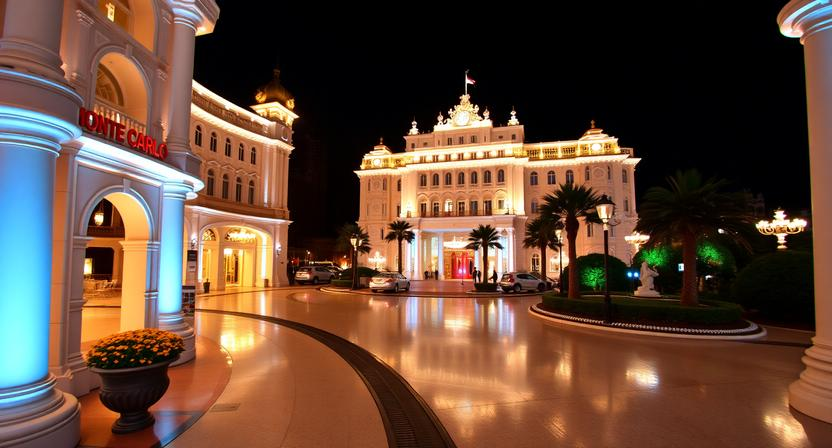 Classic Monte Carlo luxury casino resort architecture 1920s
